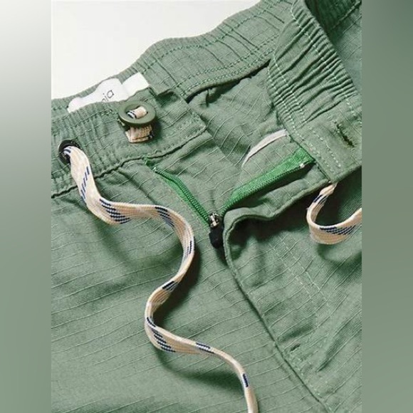 Onia All Terrain Ripstop Cotton Joggers in Sea Moss Green Men’s Small Pants. 2 - Picture 4 of 13